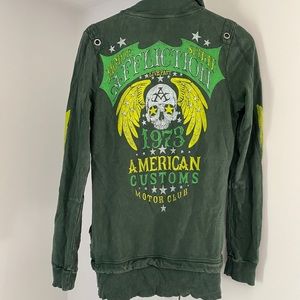 Motor Spirits Affliction boho jacket -XS